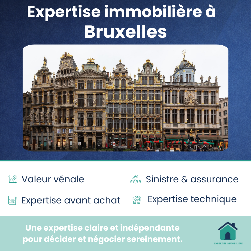 Expertise immobilière à Bruxelles par un expert immobilier agréé