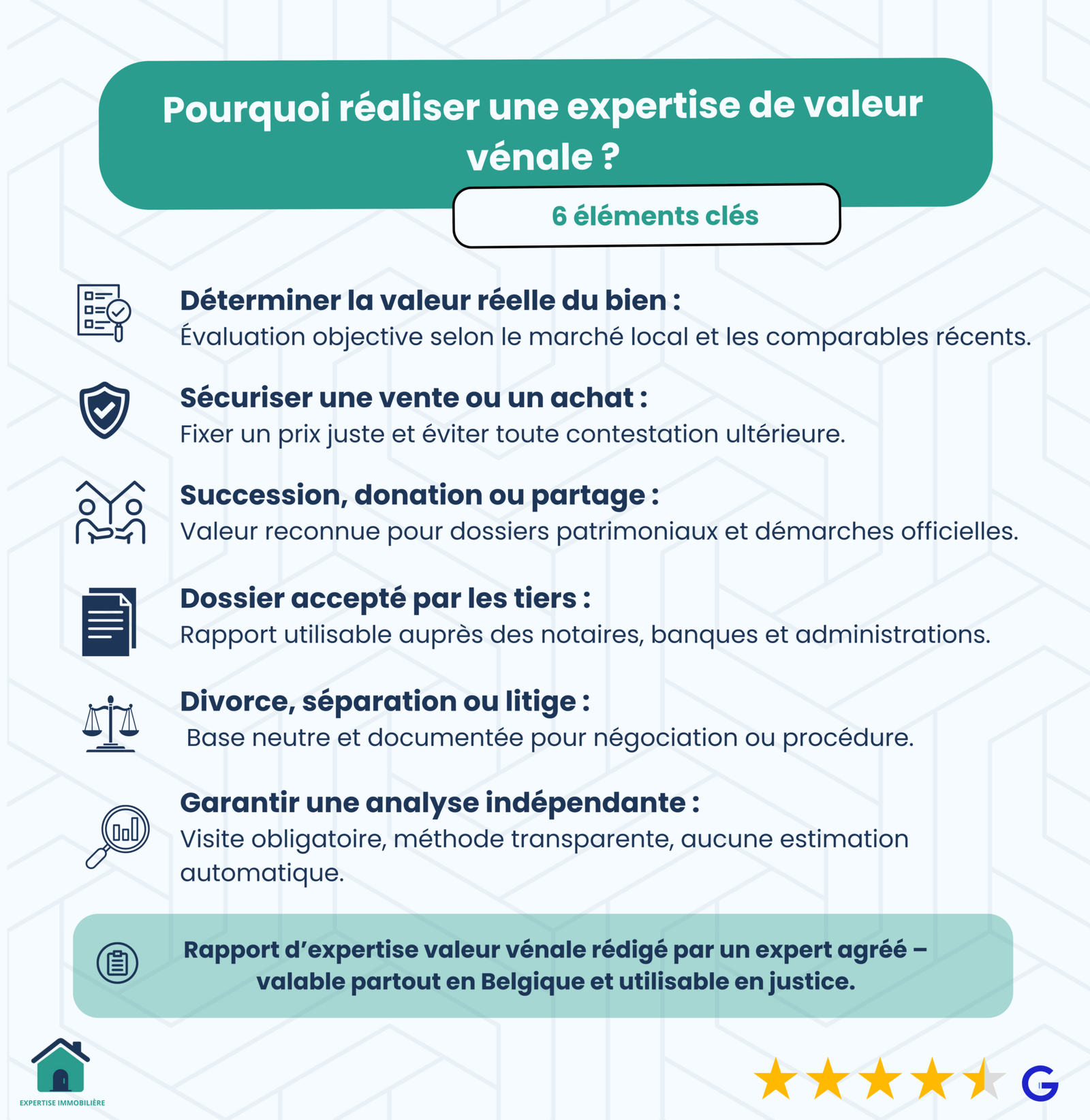 Pourquoi réaliser une expertise de valeur vénale : vente, succession, litige et sécurité juridique